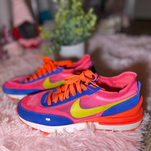 Nike Waffle One – Racer Blue/Hyper Pink - Picture 3 of 8